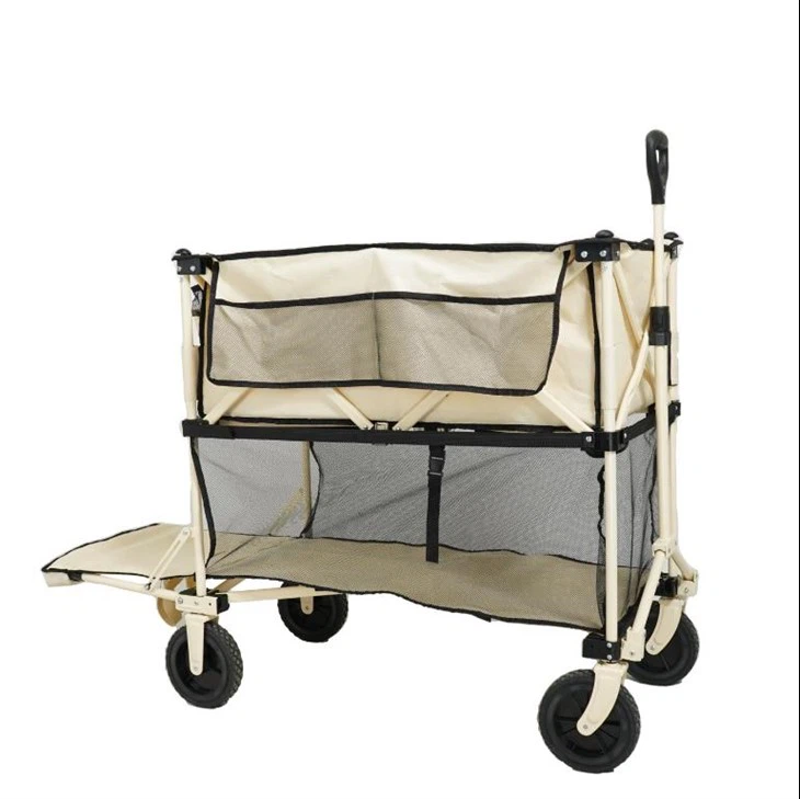 Double Layer Customize Cart Utility Folding Wagon