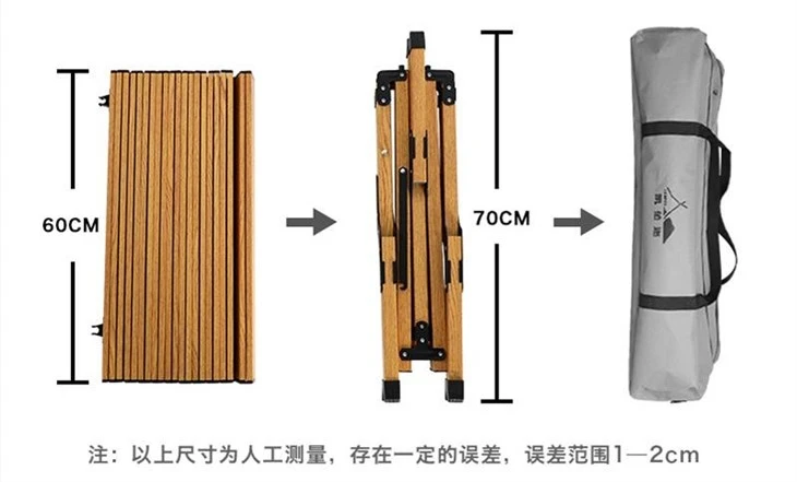 Foldable Portable Aluminum Alloy Table Board
