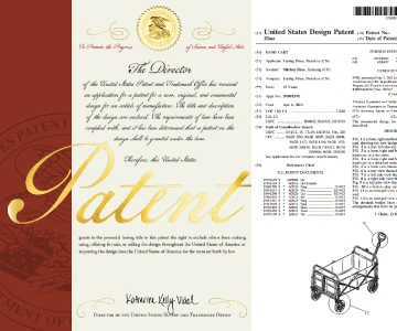 United States Design Patent For Folding Carts