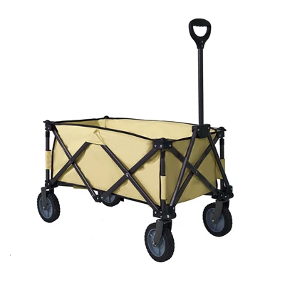 Foldable Shopping Cart Grocery Folding Wagon For Camping