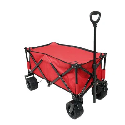 Large Capacity Divided Design With Lid Collapsible Wagon