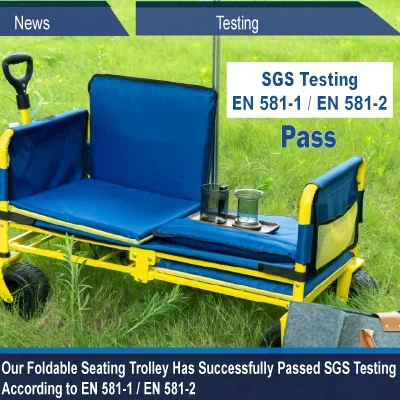 Our Foldable Seating Trolley Has Successfully Passed SGS Testing According To...