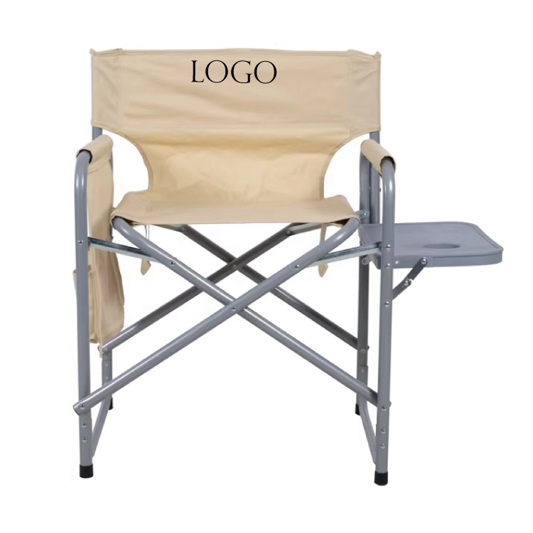 Portable Outdoor Folding Director Chair With Side Table
