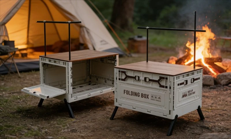 50L Collapsible Camping Box with Detachable Bracket 50L Collapsible Camping Box with Detachable Bracket