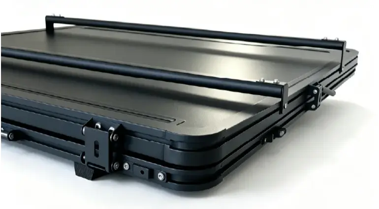 Ultra-Thin Lightweight Aluminum Wedge Rooftop Tent 8 Ultra-Thin Lightweight Aluminum Wedge Rooftop Tent 8