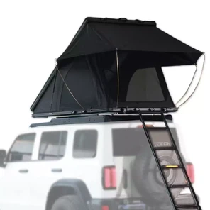 2 Man Triangular Aluminum Hard Shell Rooftop Tent