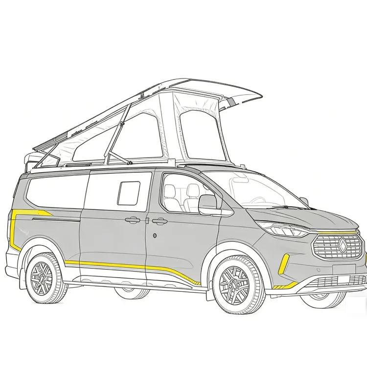 Pop Top Roof Tent For Campervans B2B